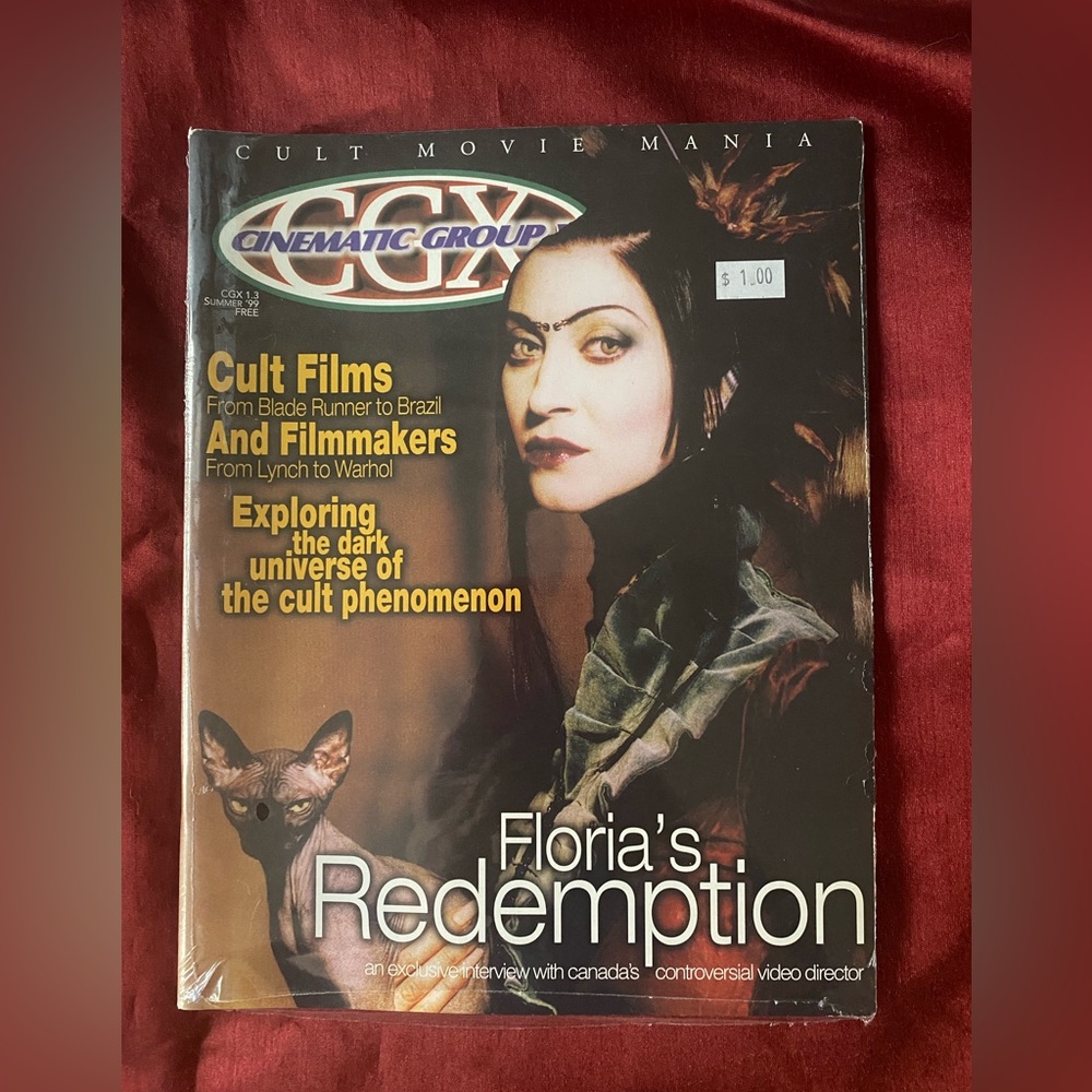 3/$40 -1999 CGX Cinematic Group Film Magazine NEW Floria Sigismondi Blade Runner